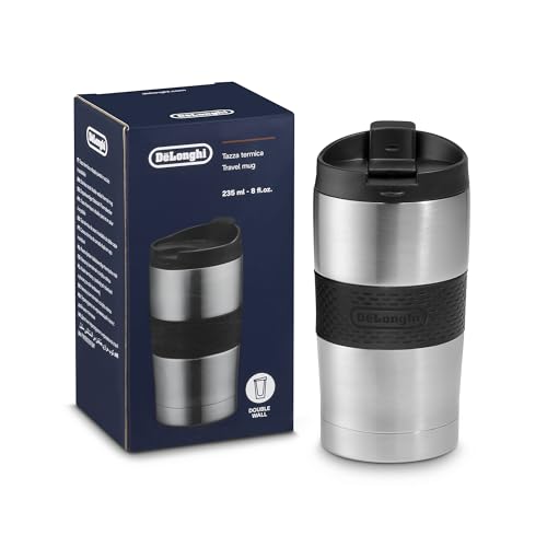 Copo Térmico DELONGHI DLSC074 (0.3 L - Aço Inoxidável) De'Longhi - Porta-alimentos e bebidas - 0.3 l, aço inoxidável
