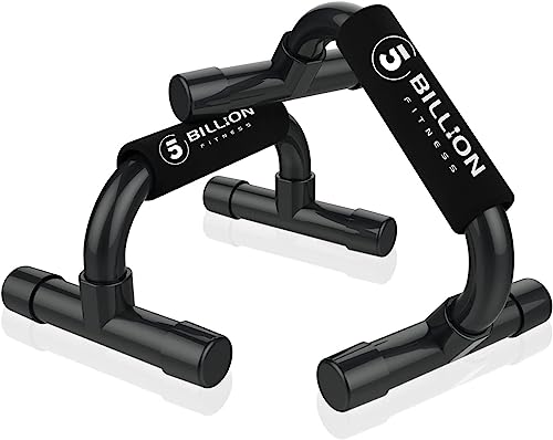 Suporte para Flexões 5Billion | Preto (Fitness, Cardio e Musculação) 5BILLION FITNESS - Barras de flexão e barra de pull-up - polipropileno, lígere, resistente, durável