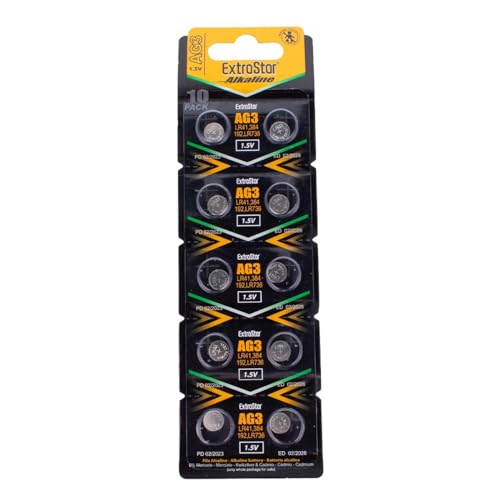 Pilhas Não Recarregáveis PANASONIC K-KJH1/10 ZOREI - Baterias de uso geral - 1.5v, botão, 10 pilhas, preto