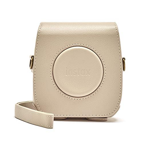 Capa Fujifilm Instax Sq20 com Correa Bege Fujifilm - Bolsas e estojos para câmeras - pele sintética, alça de pulso, bolso, fecho