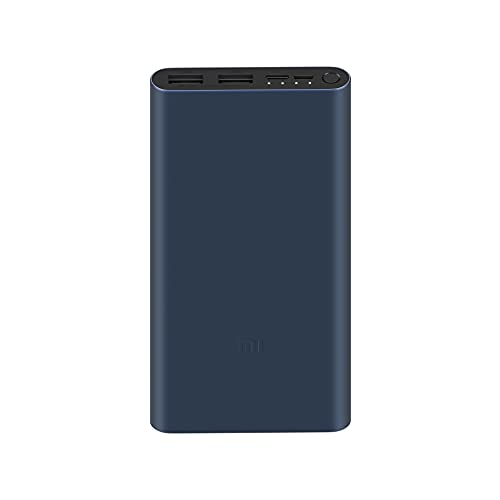 Powerbank XIAOMI Mi 3 (10000 mAh - 2 USB - 1 MicroUSB - 1 Lightning - 1 USB-C - 1 USB-A - 1 MicroUSB) Xiaomi - Adaptadores de energia e carregadores - 10000 mAh, 2 usb, microUSB, lightning, usb-c