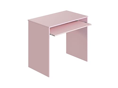 Secretária HABITDESIGN I-Joy (Rosa - Melamina - 90x54x79cm) Usinestreet - Mesas - rosa, melamina, 90x54x79cm
