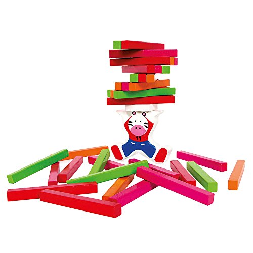 Jogo de Tabuleiro LEGLER Tour d'Equilibre Zèbre (Idade Mínima Recomendada: 4 anos) small foot company - Brinquedos - jogo, tabuleiro, legler, tour de equilíbrio, zébre, idade mínima recomendada
