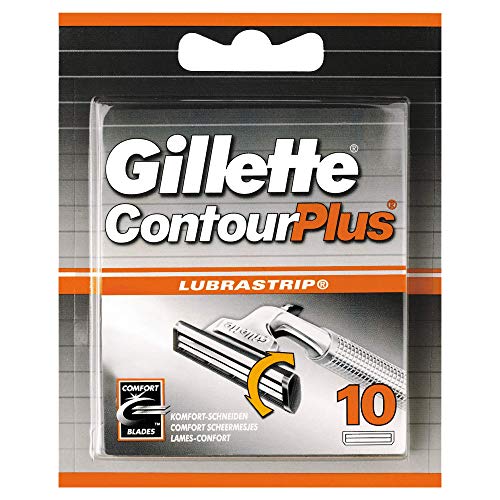 Recarga Máquina de Barbear GILLETTE Contour Plus 10 Unidades Gillette - Lâminas e navalhas de barbear - contour plus, 10 unidades, recarga