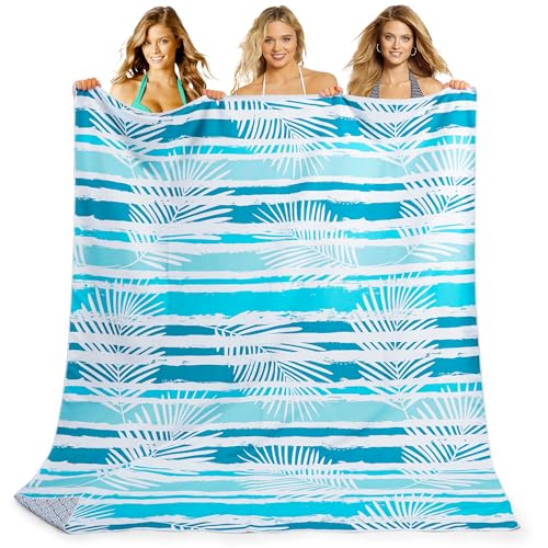 Toalha de Praia GUSTA HOME XXL (200 x 145 cm) KUOGAS - Toalhas - microfibra, resistente à água, bolsa de transporte, 200x145 cm