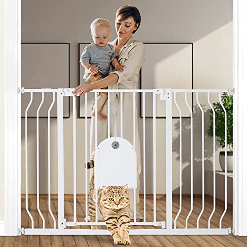 Porta de Segurança Comommy Branco 75-123Cm COMOMY - Conjuntos de móveis de quarto - segurança, branco, 7,5cm