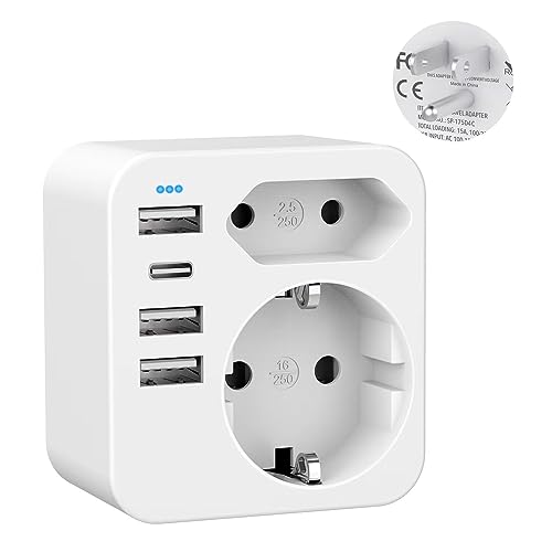 Adaptador de Viagem STARTECH.COM TRAVELPLUG6E YIDODA - Conversores e adaptadores de viagem - adaptacao, viagem, startech