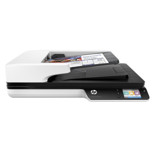 HP ScanJet Pro 4500 fn1 Flatbed & ADF 1200 x 1200 dpi A4 Cinza HP - Digitalizadores - flatbed, ADF, 1200x1200 dpi, a4