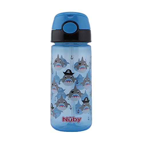 Garrafa de Água para Bebês NUBY Push & Sip Blue Nuby - Canecas - garrafa, bebés, push & sip, chupeta, botão