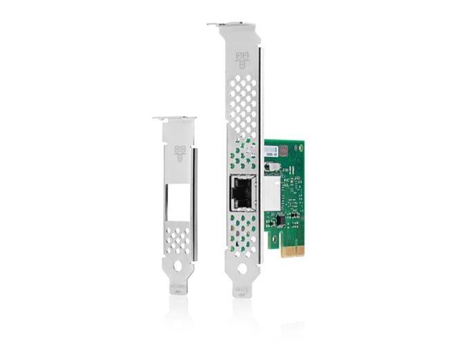 Placa de Rede HP Intel I210-T1 Gigabit Ethernet HP - Placas e adaptadores de rede - placa de rede, hp intel i210-t1, gigabit ethernet, pci express, preto