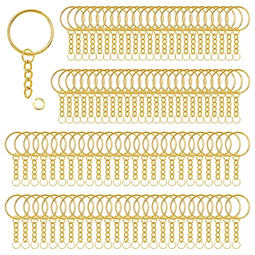 Argolas de Porta-Chaves METALLIC 25 Mm Dourado (100 Un) MXTIMWAN - Enfeites e acabamentos - 25 mm, dourado, porta-chaves
