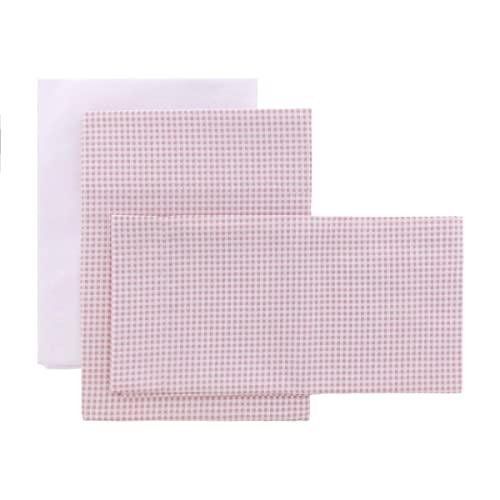 Lençol de Cama CAMBRASS Vichy10 (80x120cm) R&J Cambrass, S.A. - Lençóis - algodão, 3 peças, fácil de lavar
