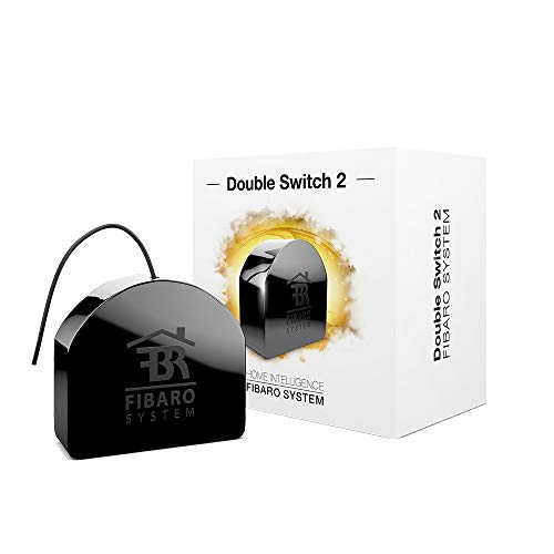 Fibaro FG-S223 - double commutateur (Accessoire micro & telecom) FIBARO - Interruptores e relés especiais - fibaro, fg-s223, double commutateur, micro & telecom, antena externa, led indicador