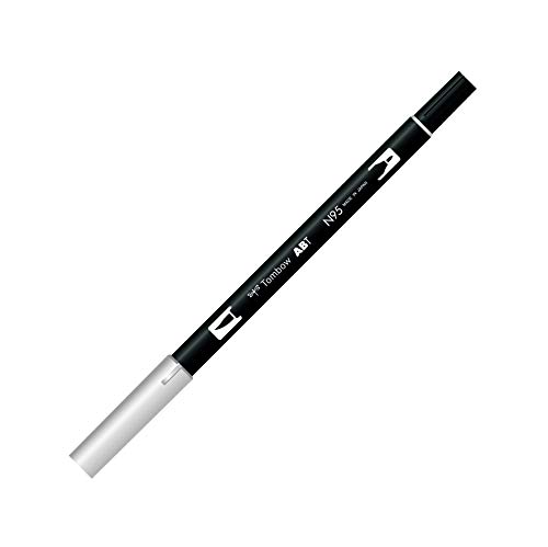 Marcador TOMBOW ABT Dual Brush Pen - Cinzento claro (1 peça) Tombow - Marcadores e marcadores de texto - dual brush, cinzento claro, traço fino, pincel