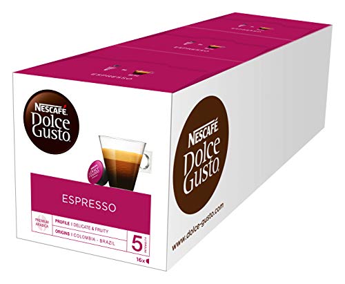 Cápsulas de Café DOLCE GUSTO Espresso (48 Cápsulas) Nescafé Dolce Gusto - Café - café espresso, 48 cápsulas, aroma intenso, notas frutadas