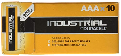 Pilha Duracell Industrial DURINDLR3C10 LR03 AAA 1,5V (10 unidades) Duracell - Baterias de uso geral - alcalino, AAA, 1,5v, 10 unidades