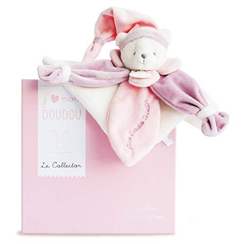 Peluche Doudou et Compagnie 800013115 (Idade Mínima Recomendada: 0 meses) DOUDOU ET COMPAGNIE - Animais de pelúcia - peluche, doudou, compagnie, plat ours collector, rosa apazentadora, amigo fiel