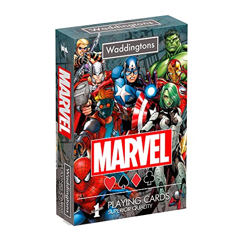Jogo de Cartas WINNING MOVES Marvel (Idade Mínima Recomendada: 4 anos) Winning Moves - Jogos de cartas - jogo de cartas, winning moves, marvel, idade mínima recomendada 4 anos