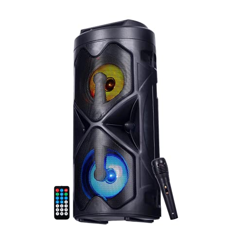 Mini torre NK MINI TOWER Altavoz portátil 10 W Negro NK - Alto-falantes - bluetooth, 10 W, 2 colunas, drivers 2