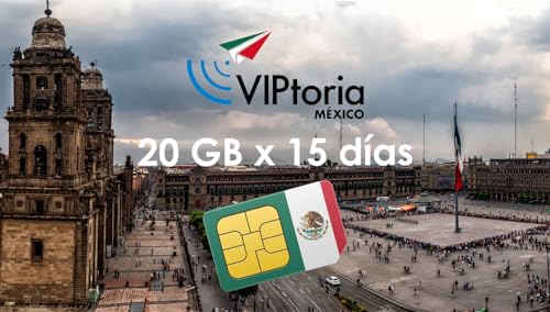 Cartão de Memória VipToria Mexico 20GB 15 Dias VIPtoria - Placas e adaptadores de interface de computador - 20GB, 15 dias, roaming EUA/Canadá, 4G segura