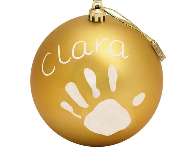 Bola de Natal BABY ART My Christmas Fairy (Dourado) Baby Art - Enfeites de natal - 3 anéis, poliéster, esférica, elíptico