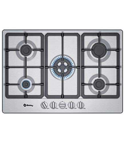 Placa de Gás Balay 3ETX576HB | Aço inoxidável Balay - Cooktops - placa, gás, balay, aço inoxidável