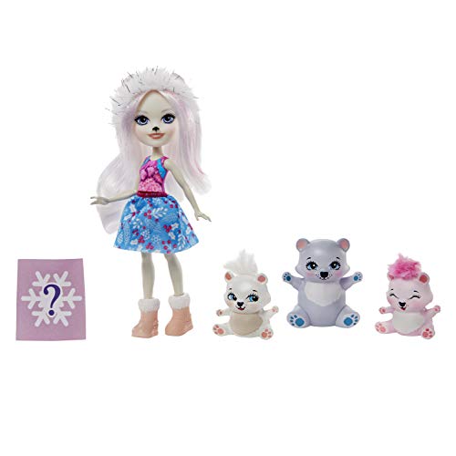 Boneca ENCHANTIMALS Pristina ursinho (Idade Mínima Recomendada: 3 anos) Enchantimals - Bonecas - enchantimals, pristina ursinho, ártico, 15 cm, pvc