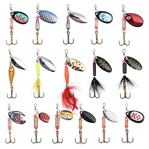 VPMKP - Kit de 16 Peças com Lures e Embalagem Vicloon - Isca e anzol - kit, 16 peças, lures, embalagem