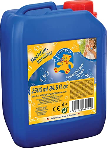 Bolha de Sabão PUSTEFIX Blue Bubble Bottle Pustefix - Brinquedos - bolha de sabão, transparente, flutua, desvanece