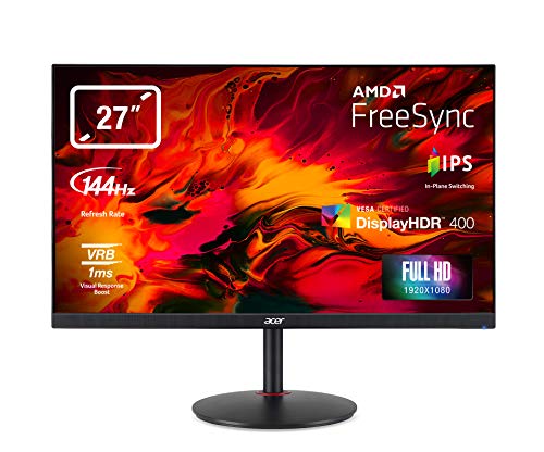 Monitor Gaming ACER XV272P (27'' - 1 ms - 144 Hz) Acer - Monitores de computador - 27 polegadas, 1 ms, 144 hz, BlueLightShield, Flickerless