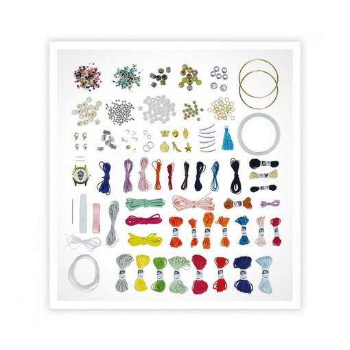 Kit de Artesanato para Crianças BUKI FRENCH Mega Braclete (Idade Mínima Recomendada: 4 anos) Buki - Kits de artesanato de brinquedos - kit de artesanato, crianças, buki french, mega braclete, idade mínima recomendada, 4 anos