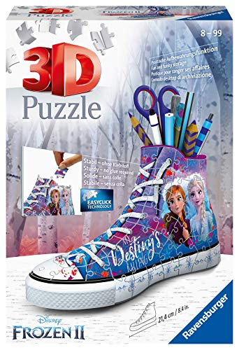 Puzzle 3D RAVENSBURGER Iberica Frozen Door Ravensburger - Quebra-cabeças de encaixar - puzzle 3d, ravensburger, iberica, frozen, porta-lápis