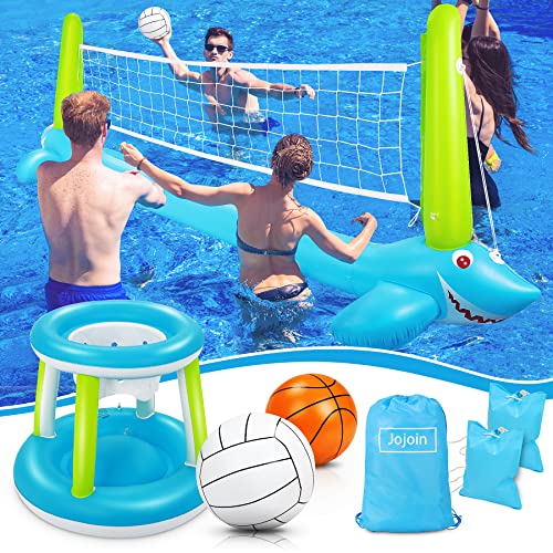 Jogo de Vólei JOJOIN (Verde - Poliéster - 3x3m) POWFUace - Brinquedos - verde, poliéster, 3x3m, vólei inflável